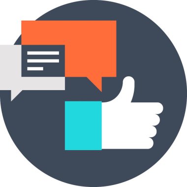 Vektör çizim sosyal nişan düz tasarım konsepti.