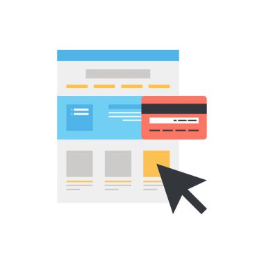 Modern düz vektör çizim simgesi tasarım konsepti. Mobil cihazlar için simge ve web grafik. Düz sembol, logo yaratıcı kavramı. Basit ve temiz düz piktogram