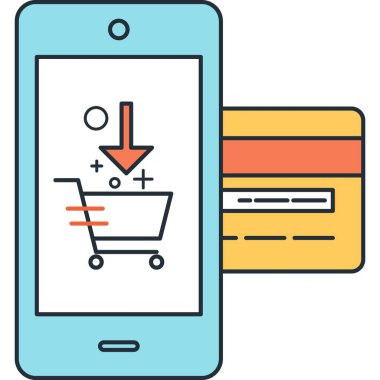 Çağdaş düz çizgi vektör çizim simgesi tasarım konsepti. Mobil cihazlar için simge ve web grafik. Düz çizgi sembolü, logo yaratıcı kavramı. Basit ve temiz düz çizgi piktogram