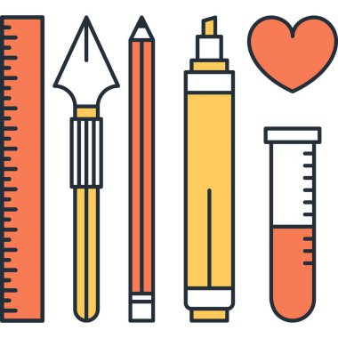 Çağdaş düz çizgi vektör çizim simgesi tasarım konsepti. Mobil cihazlar için simge ve web grafik. Düz çizgi sembolü, logo yaratıcı kavramı. Basit ve temiz düz çizgi piktogram