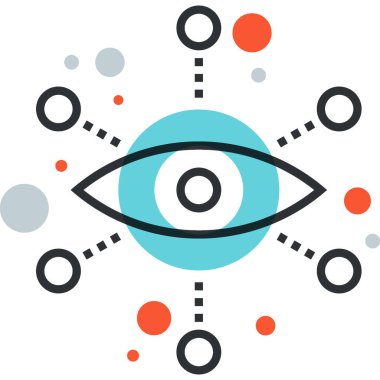 Viral pazarlama düz çizgi tasarım konsepti vektör çizim.