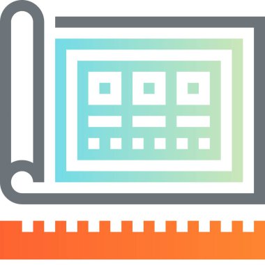 Çağdaş düz çizgi vektör çizim simgesi tasarım konsepti. Mobil cihazlar için simge ve web grafik. Düz çizgi sembolü, logo yaratıcı kavramı. Basit ve temiz düz çizgi piktogram