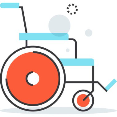 Çağdaş düz çizgi vektör çizim simgesi tasarım konsepti. Mobil cihazlar için simge ve web grafik. Düz çizgi sembolü, logo yaratıcı kavramı. Basit ve temiz düz çizgi piktogram