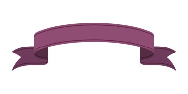 Beyaz arkaplanda izole edilmiş vintage retro kurdele vektör illüstrasyon kavramı