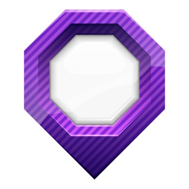 Beyaz arkaplanda izole edilmiş harita işaretleyicisinin vektör illüstrasyonu