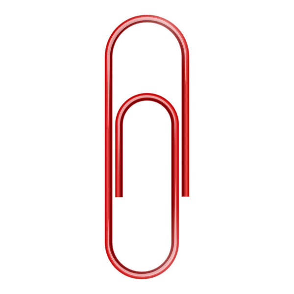 Концепция векторной иллюстрации офисного клипа изолирована на белом фоне