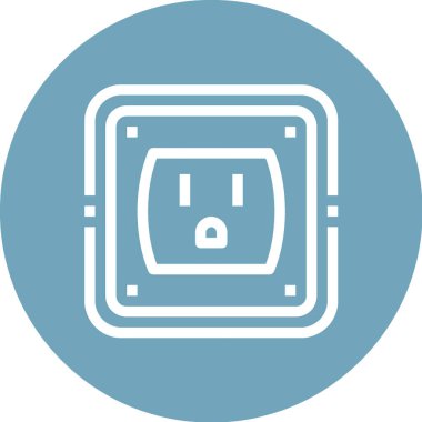 Çağdaş düz çizgi vektör çizim simgesi tasarım konsepti. Mobil cihazlar için simge ve web grafik. Düz çizgi sembolü, logo yaratıcı kavramı. Basit ve temiz düz çizgi piktogram