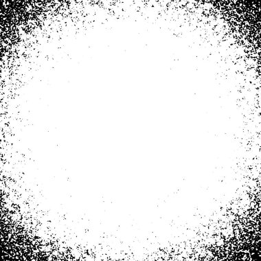 Sıkıntılı grunge, gürültü doku tasarım öğesi. Siyah ve beyaz vektör arka plan.