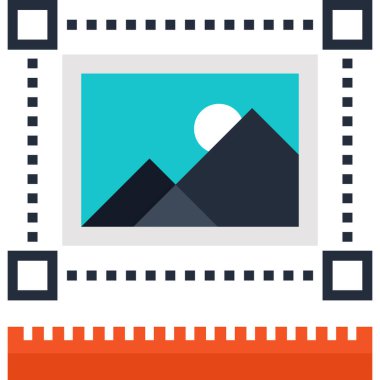 soyut vektör çizim içerik düz tasarım konsepti.