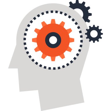 Vektör çizim çözüm düz tasarım konsepti.