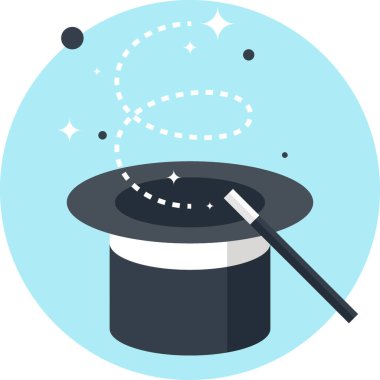 Vektör çizim kreasyonlar düz tasarım konsepti.