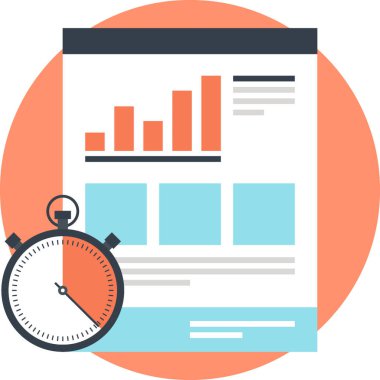 Web optimizasyonu düz tasarım konsepti vektör çizim.