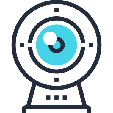 Çağdaş düz çizgi vektör çizim simgesi tasarım konsepti. Mobil cihazlar için simge ve web grafik. Düz çizgi sembolü, logo yaratıcı kavramı. Basit ve temiz düz çizgi piktogram