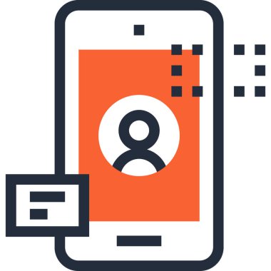 Çağdaş düz çizgi vektör çizim simgesi tasarım konsepti. Mobil cihazlar için simge ve web grafik. Düz çizgi sembolü, logo yaratıcı kavramı. Basit ve temiz düz çizgi piktogram