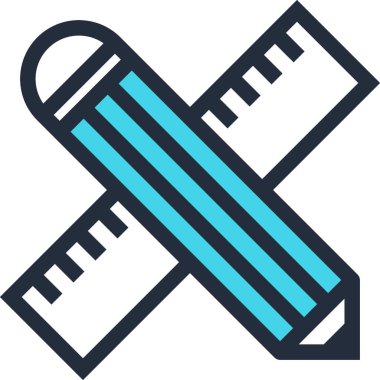 Çağdaş düz çizgi vektör çizim simgesi tasarım konsepti. Mobil cihazlar için simge ve web grafik. Düz çizgi sembolü, logo yaratıcı kavramı. Basit ve temiz düz çizgi piktogram