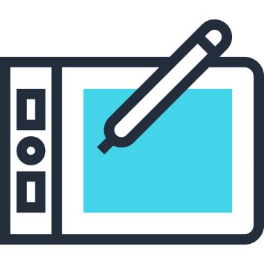 Çağdaş düz çizgi vektör çizim simgesi tasarım konsepti. Mobil cihazlar için simge ve web grafik. Düz çizgi sembolü, logo yaratıcı kavramı. Basit ve temiz düz çizgi piktogram