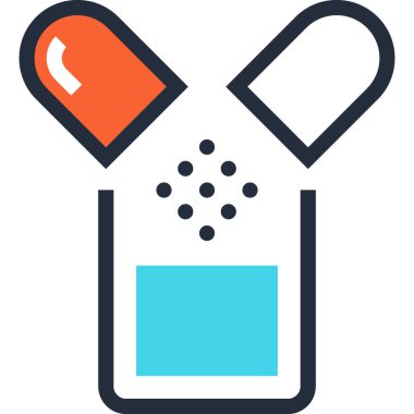 Çağdaş düz çizgi vektör çizim simgesi tasarım konsepti. Mobil cihazlar için simge ve web grafik. Düz çizgi sembolü, logo yaratıcı kavramı. Basit ve temiz düz çizgi piktogram