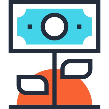 Çağdaş düz çizgi vektör çizim simgesi tasarım konsepti. Mobil cihazlar için simge ve web grafik. Düz çizgi sembolü, logo yaratıcı kavramı. Basit ve temiz düz çizgi piktogram