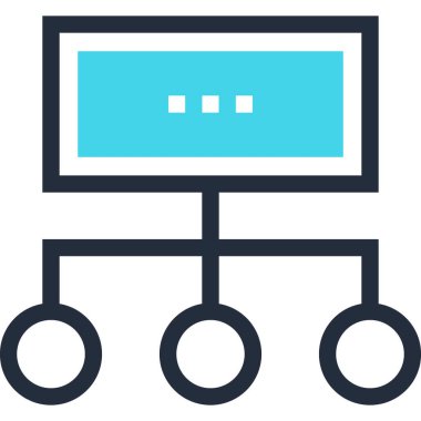 Çağdaş düz çizgi vektör çizim simgesi tasarım konsepti. Mobil cihazlar için simge ve web grafik. Düz çizgi sembolü, logo yaratıcı kavramı. Basit ve temiz düz çizgi piktogram