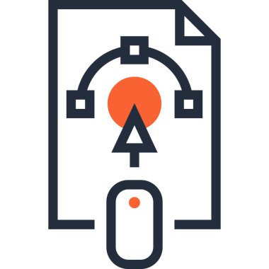 Çağdaş düz çizgi vektör çizim simgesi tasarım konsepti. Mobil cihazlar için simge ve web grafik. Düz çizgi sembolü, logo yaratıcı kavramı. Basit ve temiz düz çizgi piktogram