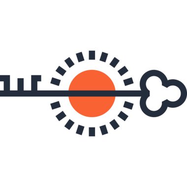 Çağdaş düz çizgi vektör çizim simgesi tasarım konsepti. Mobil cihazlar için simge ve web grafik. Düz çizgi sembolü, logo yaratıcı kavramı. Basit ve temiz düz çizgi piktogram