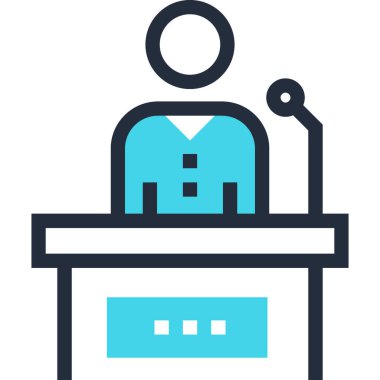 Çağdaş düz çizgi vektör çizim simgesi tasarım konsepti. Mobil cihazlar için simge ve web grafik. Düz çizgi sembolü, logo yaratıcı kavramı. Basit ve temiz düz çizgi piktogram