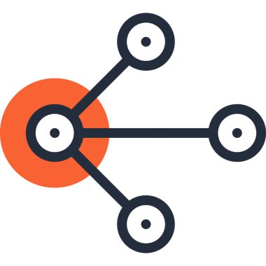 Çağdaş düz çizgi vektör çizim simgesi tasarım konsepti. Mobil cihazlar için simge ve web grafik. Düz çizgi sembolü, logo yaratıcı kavramı. Basit ve temiz düz çizgi piktogram