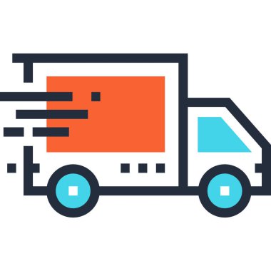 Çağdaş düz çizgi vektör çizim simgesi tasarım konsepti. Mobil cihazlar için simge ve web grafik. Düz çizgi sembolü, logo yaratıcı kavramı. Basit ve temiz düz çizgi piktogram