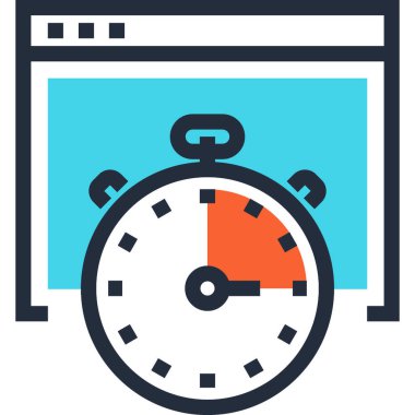 Çağdaş düz çizgi vektör çizim simgesi tasarım konsepti. Mobil cihazlar için simge ve web grafik. Düz çizgi sembolü, logo yaratıcı kavramı. Basit ve temiz düz çizgi piktogram