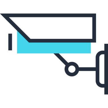 Çağdaş düz çizgi vektör çizim simgesi tasarım konsepti. Mobil cihazlar için simge ve web grafik. Düz çizgi sembolü, logo yaratıcı kavramı. Basit ve temiz düz çizgi piktogram