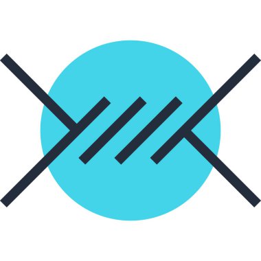 Çağdaş düz çizgi vektör çizim simgesi tasarım konsepti. Mobil cihazlar için simge ve web grafik. Düz çizgi sembolü, logo yaratıcı kavramı. Basit ve temiz düz çizgi piktogram