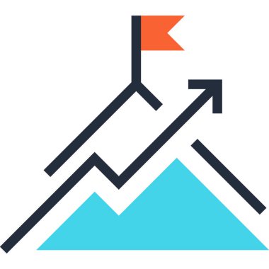 Çağdaş düz çizgi vektör çizim simgesi tasarım konsepti. Mobil cihazlar için simge ve web grafik. Düz çizgi sembolü, logo yaratıcı kavramı. Basit ve temiz düz çizgi piktogram