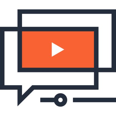 Çağdaş düz çizgi vektör çizim simgesi tasarım konsepti. Mobil cihazlar için simge ve web grafik. Düz çizgi sembolü, logo yaratıcı kavramı. Basit ve temiz düz çizgi piktogram