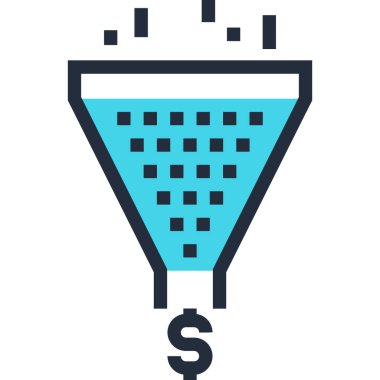 Çağdaş düz çizgi vektör çizim simgesi tasarım konsepti. Mobil cihazlar için simge ve web grafik. Düz çizgi sembolü, logo yaratıcı kavramı. Basit ve temiz düz çizgi piktogram