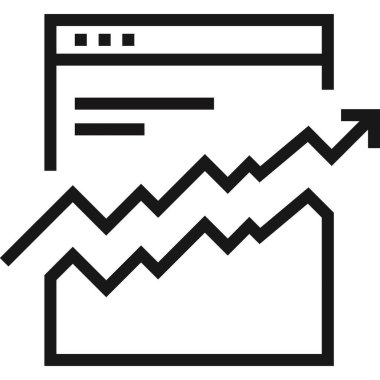 Çağdaş düz çizgi vektör çizim simgesi tasarım konsepti. Mobil cihazlar için simge ve web grafik. Düz çizgi sembolü, logo yaratıcı kavramı. Basit ve temiz düz çizgi piktogram