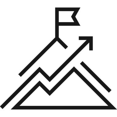 Çağdaş düz çizgi vektör çizim simgesi tasarım konsepti. Mobil cihazlar için simge ve web grafik. Düz çizgi sembolü, logo yaratıcı kavramı. Basit ve temiz düz çizgi piktogram