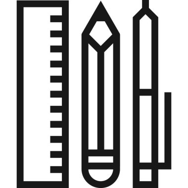 Çağdaş düz çizgi vektör çizim simgesi tasarım konsepti. Mobil cihazlar için simge ve web grafik. Düz çizgi sembolü, logo yaratıcı kavramı. Basit ve temiz düz çizgi piktogram