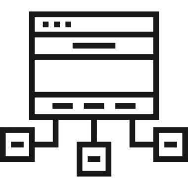 Çağdaş düz çizgi vektör çizim simgesi tasarım konsepti. Mobil cihazlar için simge ve web grafik. Düz çizgi sembolü, logo yaratıcı kavramı. Basit ve temiz düz çizgi piktogram