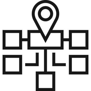 Çağdaş düz çizgi vektör çizim simgesi tasarım konsepti. Mobil cihazlar için simge ve web grafik. Düz çizgi sembolü, logo yaratıcı kavramı. Basit ve temiz düz çizgi piktogram