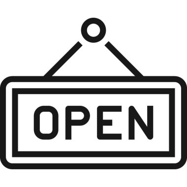 Çağdaş düz çizgi vektör çizim simgesi tasarım konsepti. Mobil cihazlar için simge ve web grafik. Düz çizgi sembolü, logo yaratıcı kavramı. Basit ve temiz düz çizgi piktogram