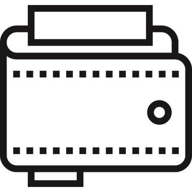 Çağdaş düz çizgi vektör çizim simgesi tasarım konsepti. Mobil cihazlar için simge ve web grafik. Düz çizgi sembolü, logo yaratıcı kavramı. Basit ve temiz düz çizgi piktogram