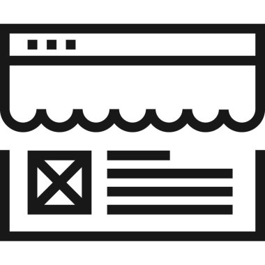 Çağdaş düz çizgi vektör çizim simgesi tasarım konsepti. Mobil cihazlar için simge ve web grafik. Düz çizgi sembolü, logo yaratıcı kavramı. Basit ve temiz düz çizgi piktogram