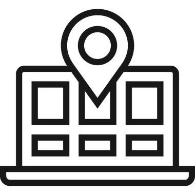 Çağdaş düz çizgi vektör çizim simgesi tasarım konsepti. Mobil cihazlar için simge ve web grafik. Düz çizgi sembolü, logo yaratıcı kavramı. Basit ve temiz düz çizgi piktogram