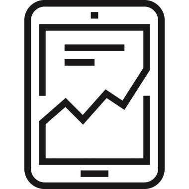 Çağdaş düz çizgi vektör çizim simgesi tasarım konsepti. Mobil cihazlar için simge ve web grafik. Düz çizgi sembolü, logo yaratıcı kavramı. Basit ve temiz düz çizgi piktogram