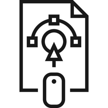 Çağdaş düz çizgi vektör çizim simgesi tasarım konsepti. Mobil cihazlar için simge ve web grafik. Düz çizgi sembolü, logo yaratıcı kavramı. Basit ve temiz düz çizgi piktogram