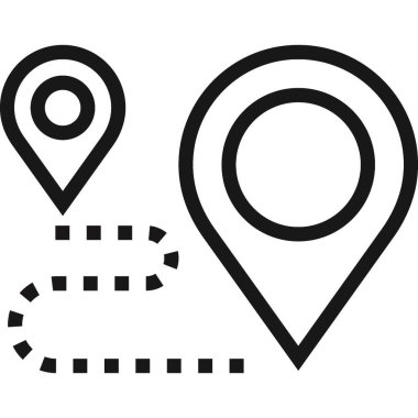 Çağdaş düz çizgi vektör çizim simgesi tasarım konsepti. Mobil cihazlar için simge ve web grafik. Düz çizgi sembolü, logo yaratıcı kavramı. Basit ve temiz düz çizgi piktogram