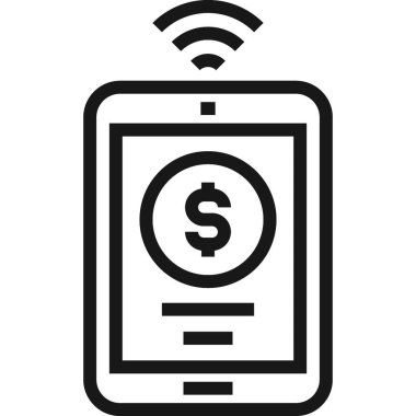 Çağdaş düz çizgi vektör çizim simgesi tasarım konsepti. Mobil cihazlar için simge ve web grafik. Düz çizgi sembolü, logo yaratıcı kavramı. Basit ve temiz düz çizgi piktogram