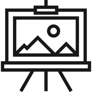 Çağdaş düz çizgi vektör çizim simgesi tasarım konsepti. Mobil cihazlar için simge ve web grafik. Düz çizgi sembolü, logo yaratıcı kavramı. Basit ve temiz düz çizgi piktogram