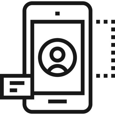 Çağdaş düz çizgi vektör çizim simgesi tasarım konsepti. Mobil cihazlar için simge ve web grafik. Düz çizgi sembolü, logo yaratıcı kavramı. Basit ve temiz düz çizgi piktogram