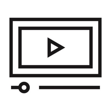 Çağdaş düz çizgi vektör çizim simgesi tasarım konsepti. Mobil cihazlar için simge ve web grafik. Düz çizgi sembolü, logo yaratıcı kavramı. Basit ve temiz düz çizgi piktogram